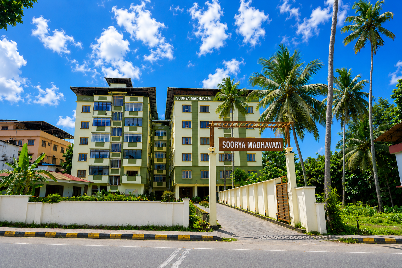 Exterior of Soorya Madhavam Apartments